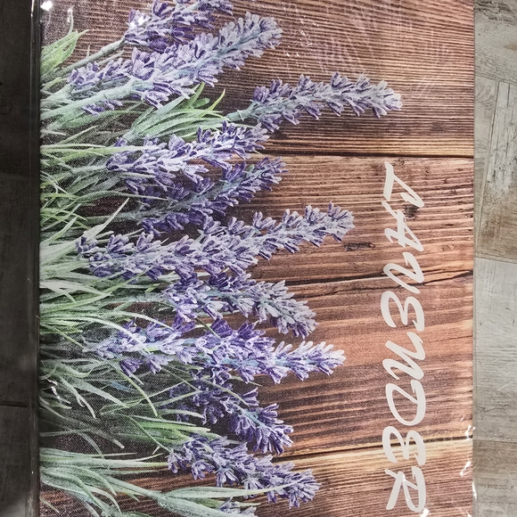 Lavender Wooden Wall Art - Picture 4 of 4